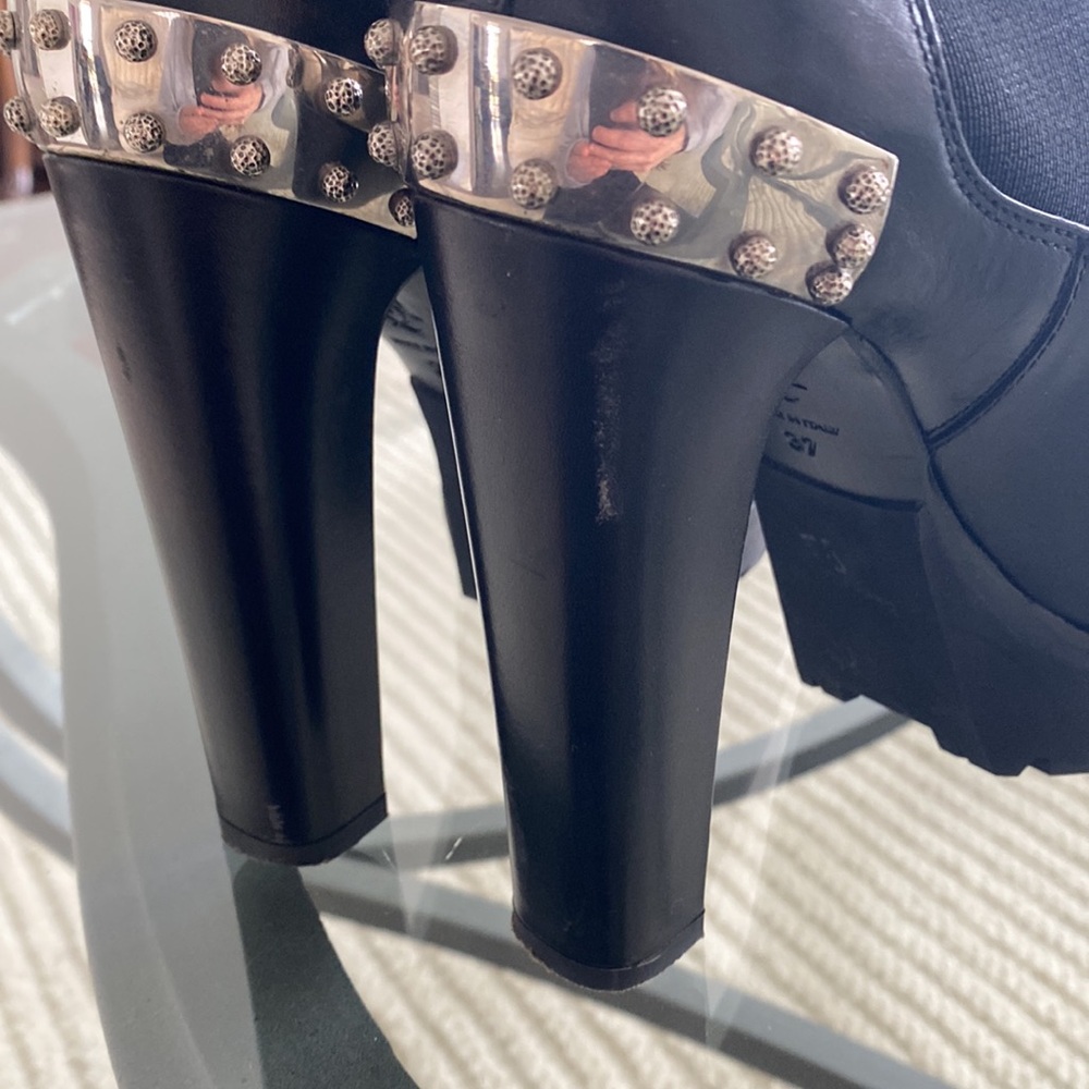 Alexander Black high platform boots - Picture 3 of 10